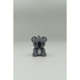 Örgü Desenli Koala Anahtarlık (Plastik)