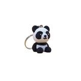 Örgü Desenli Panda Anahtarlık (Plastik)