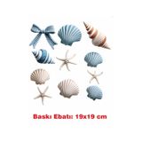 Örgü Görünümlü Ütü İle Yapışan Tekstil Kumaş Tişört Baskı 3327
