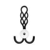 Örgü Portmanto Askısı, Metal Vestiyer Askısı, Gr, Dolap ve Duvar Askılığı, Matsiyah (Vidalı)
