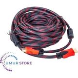 Örgülü Gold HDMI Kablo Poşetli 20 mt