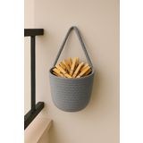 ÖRGÜM Sepet Mandal Sepeti Dekoratif Çok Amaçlı Organizer 15x15 cm MANDALLAR DAHİL DEĞİLDİR