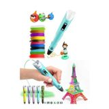 ORH 3d Kalem 3d Pen Üç Boyutlu Yazıcı Kalem Printer (3 ADET 3M FİLAMENT -9METRE-)