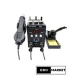 ORH Market 8586 LCD Ekranlı Isı Ayarlı Sıcak Hava Üfleme Havya istasyonu Üflemeli Havya Makinesi