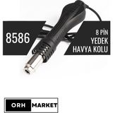 ORH MARKET 8586 Sıcak Hava İstasyonu Yedek Havya Üfleme Kolu 8 Dişi Pin