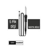 ORH Market Lehimleme Istasyonlarına Uygun 5 Pinli Dişi Yedek Havya Kolu