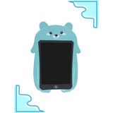 ORH Market Mavi Panda 8.5 Inç Renkli Ekran LCD Çizim Yazı Tableti Digital Kalemli Grafik Yazma Eğitim Tahtası - Açık Mavi