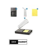 ORH Market Süngerli Yaylı Kalem Havya Standı - Metal Gövdeli, Güvenli Lehimleme Desteği