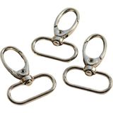 Orhan Çanta 2.5 cm Akrep Kanca Nikel (Gümüş) - Metal Çanta ve Cüzdan Askı Klipsi - 20 Adet - Aksesuar