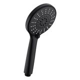 Orhemus 5 Püskürtme Fonksiyonu El Duş Başlığı - Yüksek Basınçlı Banyo Spa Armatürü, 4.4 Mat Siyah Bitmiş