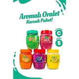 Ori 5 Çeşit Granül Içecek Tozu 1.500 Gr. - Oralet Kivi, Karadut, Limon, Portakal, Vişne sıcak ve soğuk içilir damak tadına göre ayarlayabilirsiniz - 1,5 kg