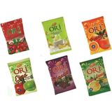 Ori 6 Çeşit Oralet Tozu / Karadut, Kuşburnu, Sütlü Muzlu, Portakal, Elma, Nane Limon 300 Gram - 1.5 gr