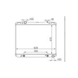 Ori Bkı076026 Motor Su Radyatoru Brazıng Sorento 2,5D Otomatık Sanzuman 470X628x26 S