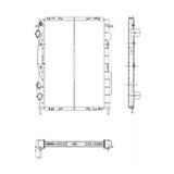 Ori Brn009022 Motor Su Radyatoru Brazıng Expres-Clıo 1.2-1.4 Benzınlı 429X398x22 Manuel Sanzuman S