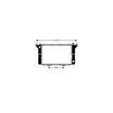 Ori Brn057026 Motor Su Radyatoru Brazıng R12 475X308x26 Genıs Boru Tek Sıra-S