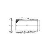 Ori Bto053016 Motor Su Radyatoru Brazıng Corolla Ae 92 Mek 325X668x16 Manuel Sanzuman S