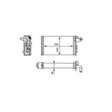 Ori Kfı006032 Kalfer Radyatörü Brazing Tmpr-Tipo-145 (95-01)146 (94-01)155 (92-97) (250X156x32)