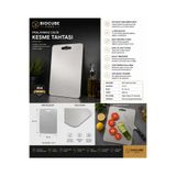 Orianna Design 304 Kalite Paslanmaz Çelik Kesme Tahtası – Dayanıklı ve Hijyenik Mutfak Gereci