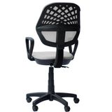 Orianna Design Fileli Terletmez Kumaş Ofis Koltuğu, Çalışma Koltuğu, Bilgisayar Sandalyesi - Beyaz