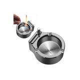 Orians metal çakmakli küllük (zippo yakit ile çalişir) (4767)