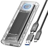 ORICO Dahili Soğutma Fanlı 40Gbps M.2 NVMe SSD Muhafaza, Aletsiz Harici Sabit Sürücü Muhafazası, Destek 2230 2242 2260 2280 (M Anahtarı), Thunderbolt 3/4 USB4/3.2/3.1/3.0/2.0-TCM2U4 ile Uyumlu