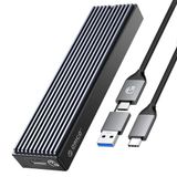 ORICO M.2 NVMe SSD Kılıf USB C Adaptörü USB 3.1 Gen2 10Gbps SSD Harici PCI Sabit Disk Muhafazası için M-Anahtar M2 2230/2242/2260/2280 NVMe SSD, UASP, SMART-M2PV2