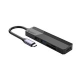 Orico Type-C Bağlantılı 2 USB Portlu 4K 30Hz HDMI TF SD Siyah Docking Station