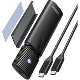 Orico Usb 10Gbps M.2 Nvme & Sata Ssd Harici Kutu, Toolless Tasarım, Alüminyum Soğutuculu Enclosure, 2230–2280 Uyumlu, 4Tb Destekli Yüksek Hızl�