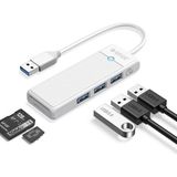 Orico USB 3.0 To 3.0 TF 3 Portlu USB 3.0 Çoklayıcı Beyaz SD Kart Okuyucu Adaptör