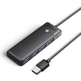 Orico Usb-C Girişli 4 Portlu USB 3.0 5gbps Hub - Hızlı Veri Aktarımlı Çoklayıcı Siyah 50 cm