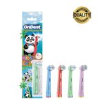 Orident Panda Kids - Çocuklara Özel Oral B Uyumlu 4 Adet Yedek Başlık – Nazik Temizlik ve Diş Eti Koruması