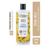 ORİENSE 500ml Nemlendirici Peeling Etkili Duş Jeli Amber & Vanilya