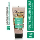 Oriense Yüz Temizleme Peeling Jeli 100ml E Vitamini ve Kayısı Çekirdeği ile Canlandırıcı Etki Tüm Cilt Tipleri İçin - Hindistan Cevizli Yüz Temizleme Peeling Jeli - Kayısı Çekirdeği ve E Vitamini ile Zenginleştirilmiş