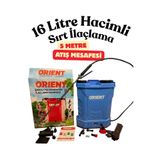Orient 16 Lt Şarjlı İlaçlama Pompası 12V 8Ah Akülü Pulverizatör Sırt İlaçlama Bitki Bahçe İlaçlama