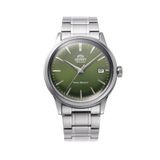 Orient Bambino Kurmalı Otomatik Çelik Gri Yeşil Kadran Kristal Cam 38 mm Erkek Kol Saati