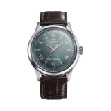 Orient Bambino Ra-bb0001e30b Kurmalı Otomatik Deri Kahverengi Yeşil Kadran 39 Mm Erkek Kol Saati Gri