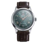 Orient Bambino Ra-Bb0001e30b Kurmalı Otomatik Deri Kahverengi Yeşil Kadran 39 Mm Erkek Kol Saati