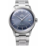 Orient Bombino RA-AC0M10L30B Kurmalı Otomatik Çelik Gri Mavi Kadran 38 mm Erkek Kol Saati - Renkli
