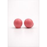 Orient Design Antik Pembe - Mini Seri Ahşap Çekmece ve Dolap Kulbu 2’li - Antik Pembe - Naturel - Tek Delikli