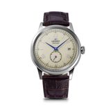 Orient Kurmalı Otomatik Deri Kahverengi Krem Kadran 38 Mm Erkek Kol Saati