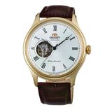 Orient Open Heart Tag00002w0 Kurmalı Otomatik Deri Kahverengi 43 Mm Erkek Kol Saati