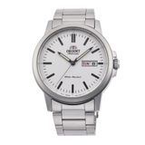 Orient Ra-Aa0c03s39b Otomatik Çelik Gri Beyaz Kadran Kristal Cam 42 Mm Erkek Kol Saati