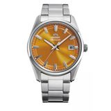 Orient Ra-Ac0r08y30b Kumalı Otomatik Çelik Gri Turuncu Kadran Safir Cam 39 Mm Erkek Kol Saati