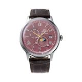 Orient Ra-ak0807r30b Kurmalı Otomatik Deri Kahverengi Bordo Kadran 42 Mm Erkek Kol Saati Gri