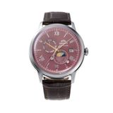 Orient RA-AK0807R30B Kurmalı Otomatik Deri Kahverengi Bordo Kadran 42 mm Erkek Kol Saati
