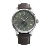 Orient Star RE-BS0001E00B Kurmalı Otomatik Deri Kahverengi Yeşil Kadran Safir Cam 39 mm Erkek Kol Saati