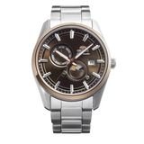 Orient Sun&Moon RA-AK0313Y30B Kurmalı Otomatik Çelik Gri Kahverengi Kadran Safir Cam 42 mm Erkek Kol Saati