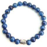 Oriental Kuyumculuk Jewellery Lapis Lazuli Doğal Taş Erkek Bileklik - Lacivert