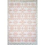 Oriente Home İskandinav Desenli Krem Kahverengi Yıkanabilir Kaymaz Taban Şönil Halı 7798