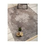 Oriente Home Klasik Halı Gri Yıkanabilir Şönil Dokuma Saçaklı Kaymaz Taban Salon Halısı 7456